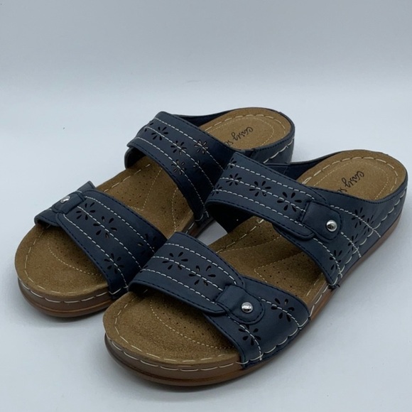 easy street Shoes - EASY STREET CASH WOMEN’S SANDAL navy